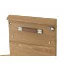 Стол обеденный SIGNAL ANGEL II дуб/дуб 120-160/120